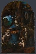 The Virgin of the Rocks, Leonardo  Da Vinci